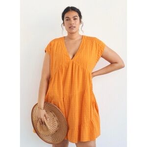 Anthropologie Maeve Juliet Tiered Tunic Dress